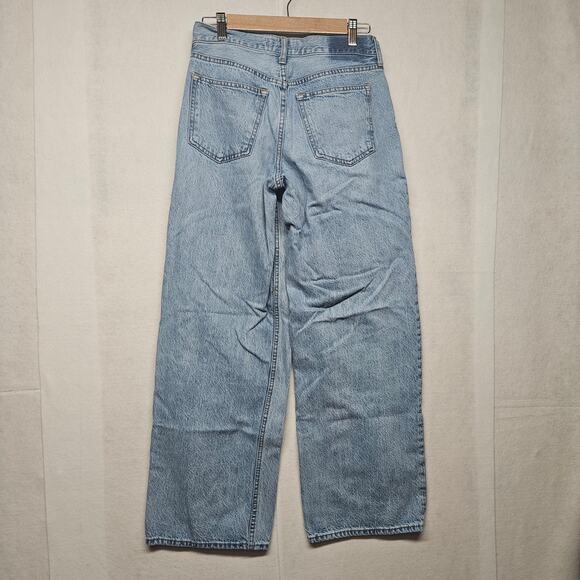 Abercrombie & Fitch The Ultra Loose Low Rise Jeans Light Wash - Picture 9 of 9